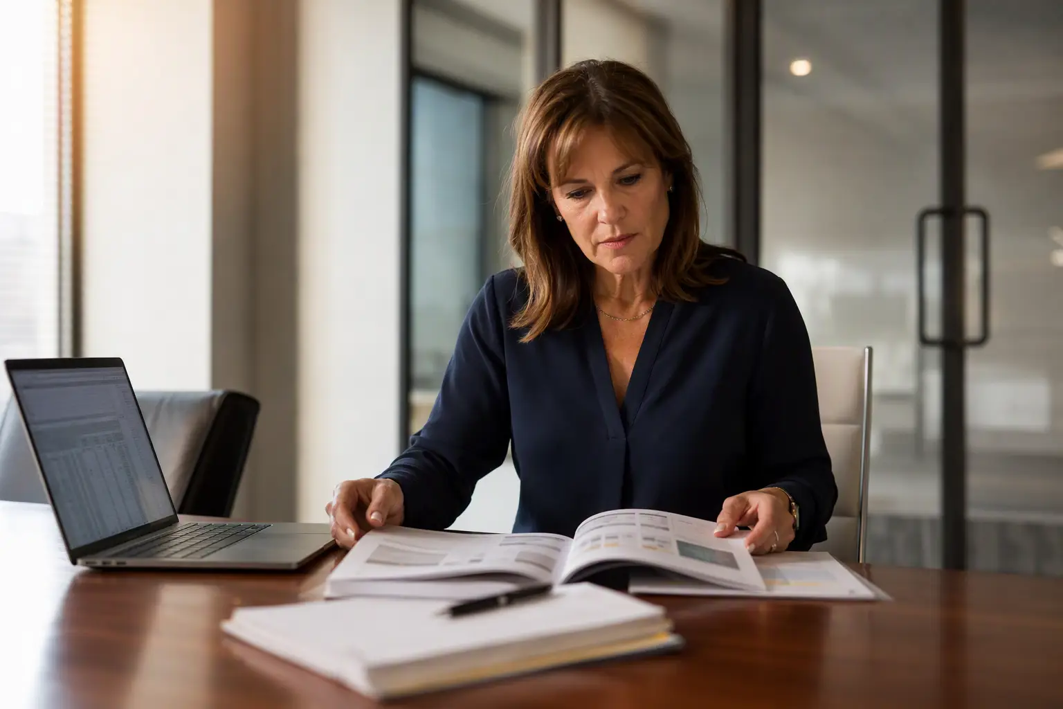 Property manager reviewing elevator maintenance compliance report — understanding elevator accident statistics helps building owners meet South Carolina safety obligations
